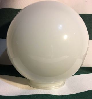 Vintage,  Frosted Glass Lamp/light Globe Shade 8 " Tall 4 " Fitter