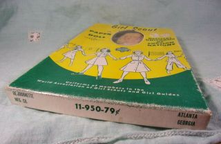 Vintage 1950s Girl Scouts of America paper Doll Set 39 Uniforms Complete w - Doll 2