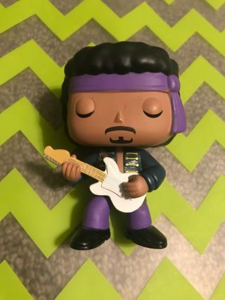 Funko Pop Jimi Hendrix 01 Purple Haze Rare No Box