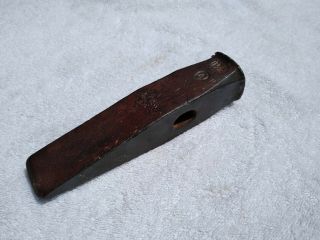 Vintage Blacksmith Hammer 1 1/2lb.  Straight Peen Hammer Head,  Atha Made In Usa
