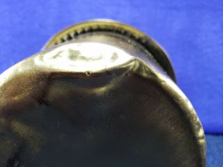 Vtg P&A Brass Oil Lamp Font Kerosene,  Oil Lamp Font,  Burner,  Chimney/Shade Holder 8