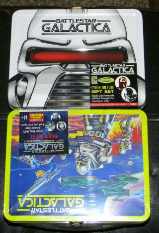 Battlestar Galactica Limited Edition Tin Tote Lunch Boxes