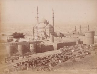 Albumen Photograph Middle East Egypt 1880