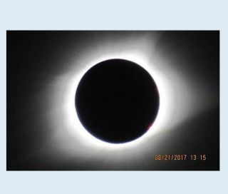 2017 Total Solar Eclipse Photo Art Print 8/21/17 Desloge,  Missouri United States