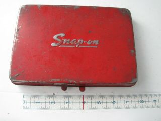 Vintage Snap On Kra - 255 Metal Case Box Socket Storage