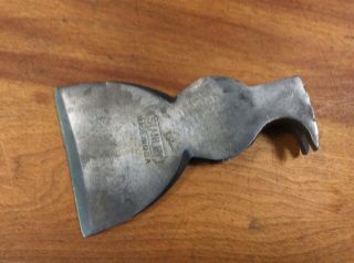 Vintage Antique Stanley Hatchet Axe Head Hammer Nail Puller Claw.  1 Lb 9 Ounces.