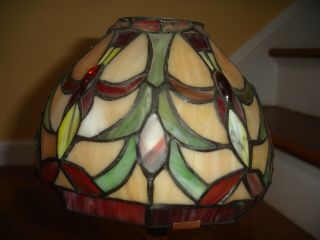 Tiffany Style Stained Glass Leaded Lamp Shade Small