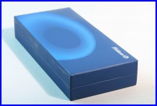 Large Pelikan Cardboard Dark Blue Box For Three Pens Pencils Ballpoint / Blue