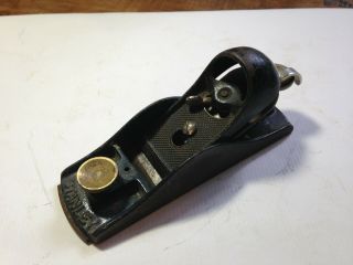 Vintage Stanley Low Angle Block Plane With Adjustable Throat 6 1/2 "