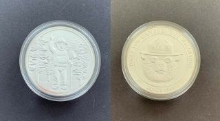 Officially Licensed Smokey Bear Collectable Coin / Medal -