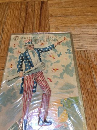 Vintage Post Card 4th Of July