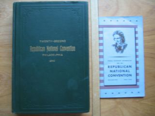 1940 Republican National Convention (philadelphia) Book (rare)