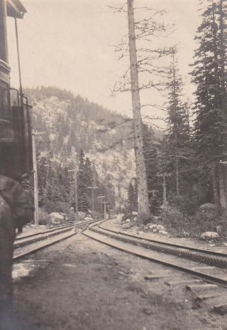 Vintage Snapshot: Railway Train Tracks To Pike 
