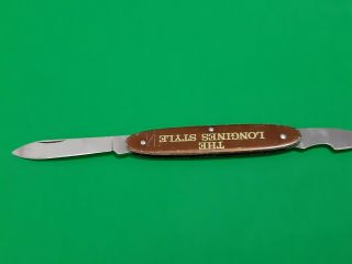 Vintage LONGINES Watch Case Opener,  Art Deco,  Swiss 1930s Pocket Knife 4