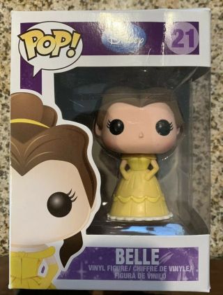 Disney Store Funko Pop Vinyl Belle 21 Beauty And The Beast Vaulted Rare