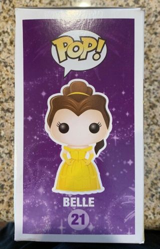 Disney Store Funko Pop Vinyl Belle 21 Beauty And The Beast Vaulted Rare 8