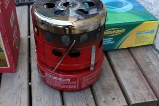 VINTAGE COLEMAN 518 D QUICK - LITE CATALYTIC HEATER W/ BOX Camping Tent 5