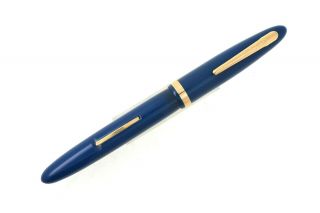 Vintage Sheaffer Dark Blue Fountain Pen W/ Medium Nib Canada