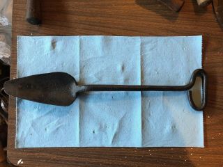 Vintage Antique Hand Forged Blacksmith Made Anvil Forge Small Shovel Rare Find