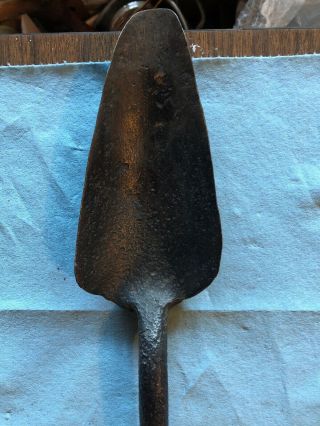 Vintage Antique Hand Forged Blacksmith Made Anvil Forge Small Shovel Rare Find 2