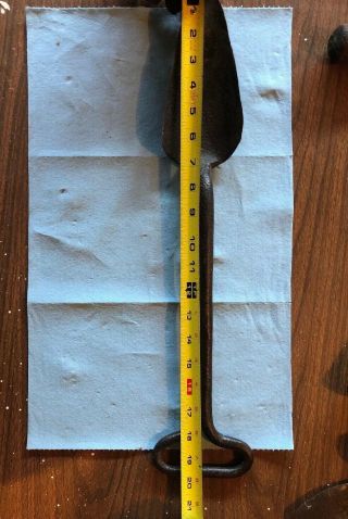 Vintage Antique Hand Forged Blacksmith Made Anvil Forge Small Shovel Rare Find 6
