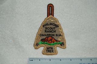 Boy Scout Philmont Scout Ranch Mtn Trek Arrowhead Patch