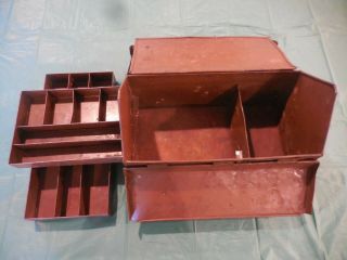 Vintage 1911 Rare Old Kennedy Kits Cantilever Tool Tackle Box Find FIRST ONE 2