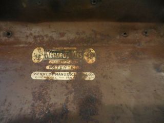 Vintage 1911 Rare Old Kennedy Kits Cantilever Tool Tackle Box Find FIRST ONE 7