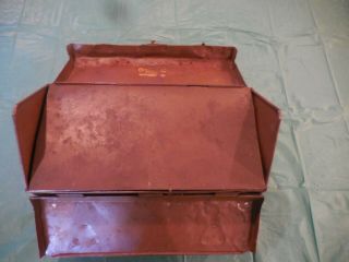 Vintage 1911 Rare Old Kennedy Kits Cantilever Tool Tackle Box Find FIRST ONE 8