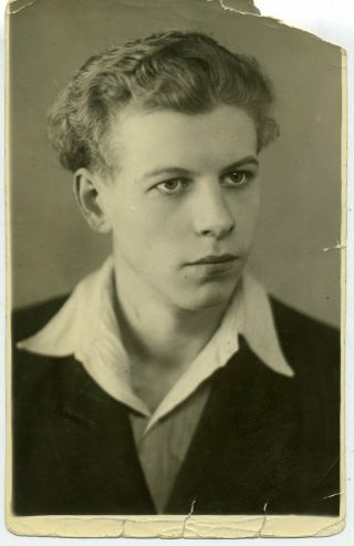 1950s Young Man Russian Vintage Photo