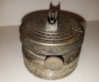 Vintage Mini Zinc Over Copper Oil Lamps P & A Mfg.  Acorn Whale Oil Nautical