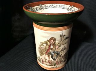 Rare Royal Doulton Topless Tobacco Jar Gulliver Series Lilliput Earthenware 1906