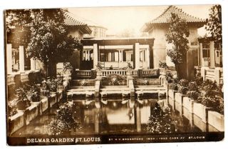 St.  Louis Mo.  1911 " Real Photo " - - Delmar Gardens " - - By H.  H.  Bregstone - - Wowsers