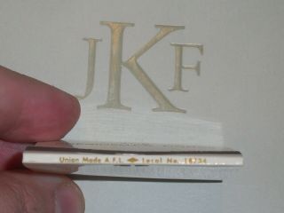 Kennedy’s The President’s House Personal Matchbook 4