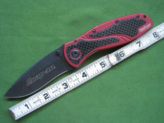 Kershaw Snap - On 1670cfrd Carbon Fiber Blur Assisted Open Black Red Knife