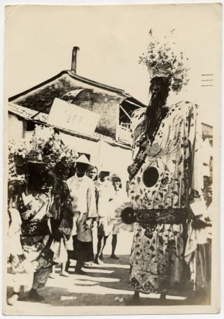 9116 1930s Taiwanese Antique Photo Event & Festival W Ceremony Formosa Taiwan