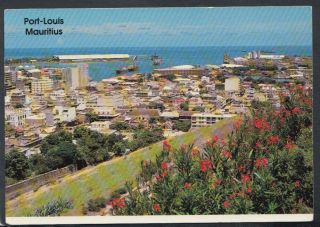 Mauritius Postcard - View Of The Capital Port - Louis T4198