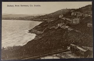 Dublin Ireland Dalkey From Sorrento Co.  Antique Postcard (b712)