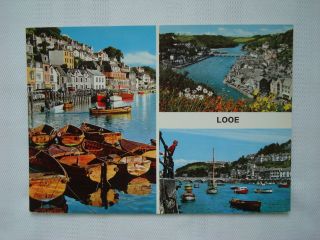 Looe Cornwall Postcard By John Hinde