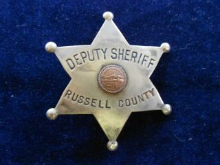 Vintage Obsolete Deputy Sheriff Badge