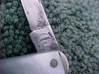 Vintage REMINGTON UMC Made In USA R7674 Pearl Pocket Knife Gentlemen ' s Fob 4