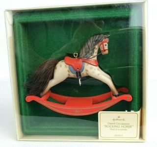 Hallmark Rocking Horse Keepsake Ornament 1st In Series 1981