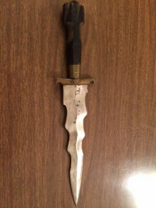 Antique Philippine Kris Sword With Sheath,  But In