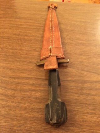 Antique Philippine kris sword with sheath,  but in 8