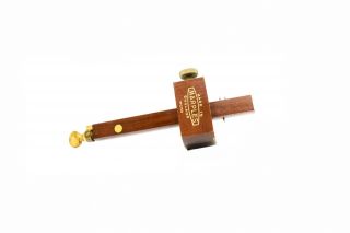 Vintage Marples Brass & Rosewood Marking Gauge No.  2154 -