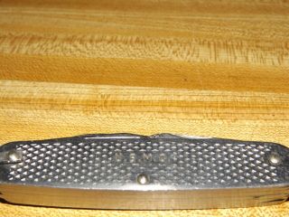 VINTAGE ANTIQUE CAMILLUS U.  S.  M.  C.  4 BLADE POCKET KNIFE 2004 4