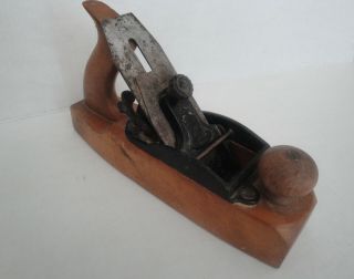 Antique Stanley Liberty Bell No.  135 Transitional Smoothing Plane - Type 3