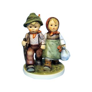 Hummel Figurine,  383 Going Home (boy & Girl),  4.  75 " H - W/box