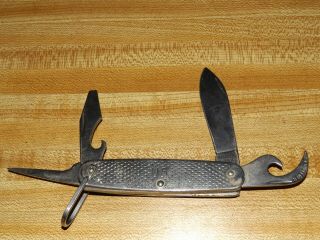 Vintage Antique Camillus U.  S Army 4 Blade Pocket Knife