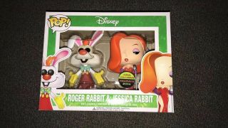 Roger Rabbit And Jessica Rabbit Funko Pop Vinyl Asia Exclusive Vaulted 2 Pack